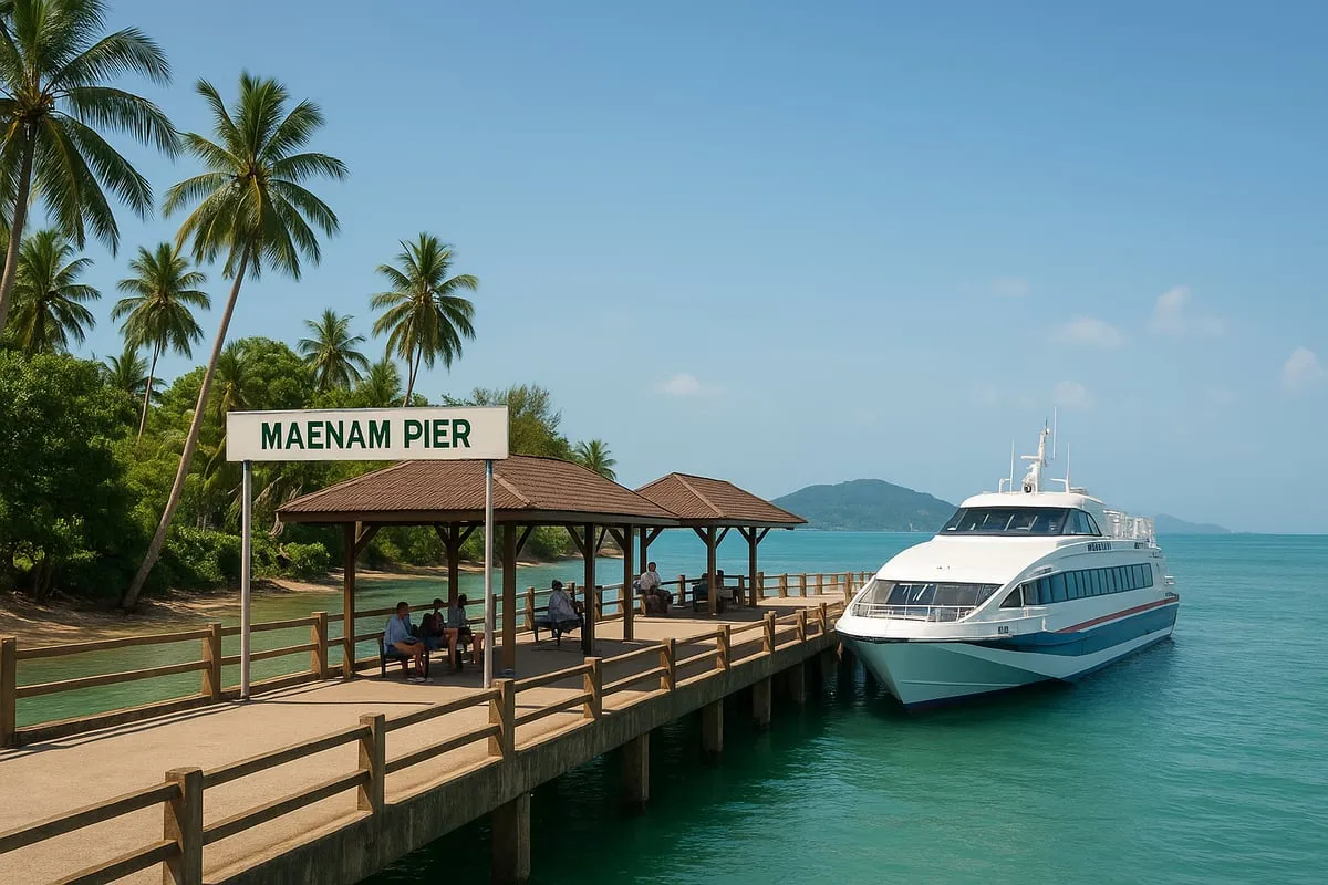 Maenam Pier Overview: Location, Ambience, and Key Features