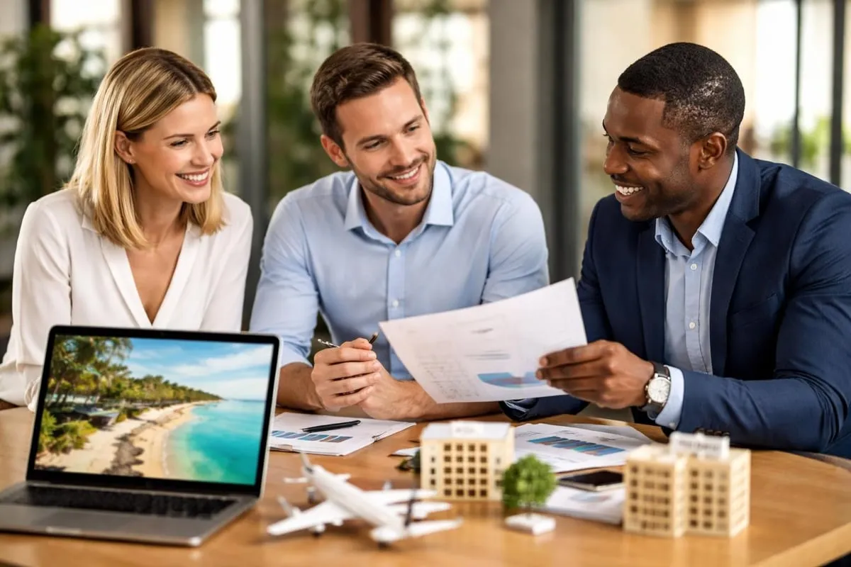 Package booking value chain